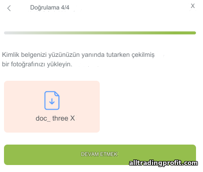 ikili opsiyon komisyoncusu RaceOption ile doğrulama