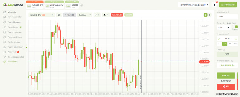 RaceOption Ticaret Platformu