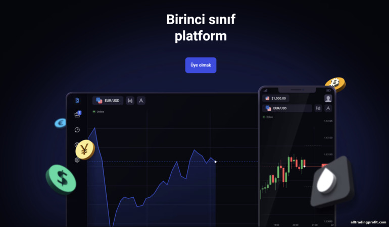 Binolla brokerinin işlevsel ticaret platformunda işlem yapmak