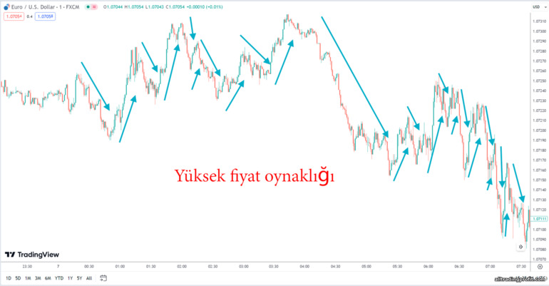 Güçlü fiyat oynaklığı