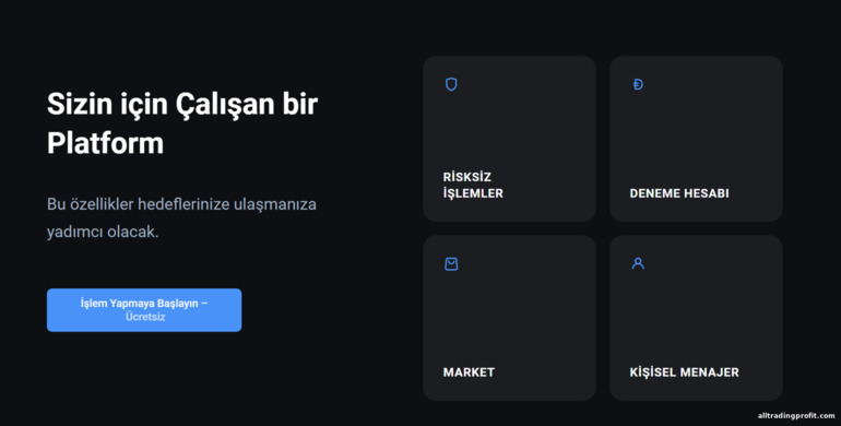 OlympTrade brokerıyla demo ticareti ve risksiz işlemler