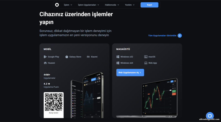 OlympTrade komisyoncusu ile farklı cihazlardan ticaret yapma