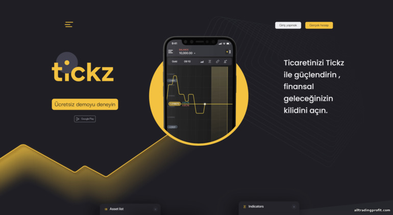 Broker Tickz'in resmi web sitesi