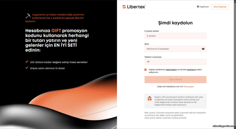 Libertex işlem hesabı kayıt formu — Forex Club Libertex işlem hesabı kayıt formu — Forex Club