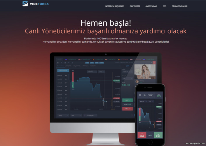 VideForex Broker'ın Ticaret Platformları