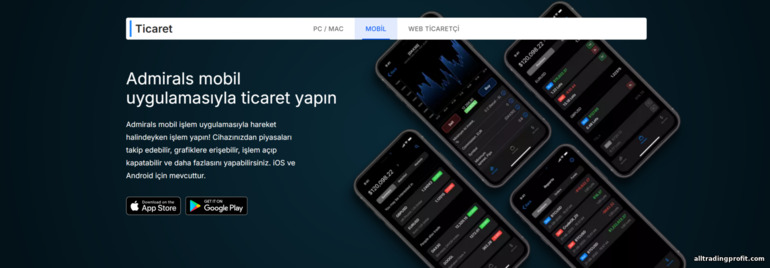 Admirals işlem platformları