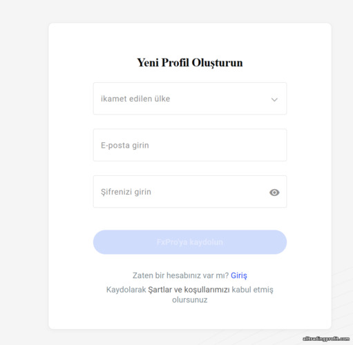 FXPro Demo Hesabı