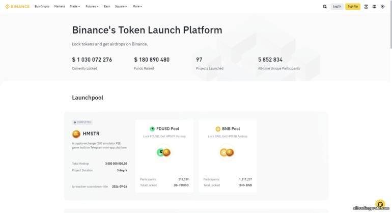 Binance Launchpool Özellikleri