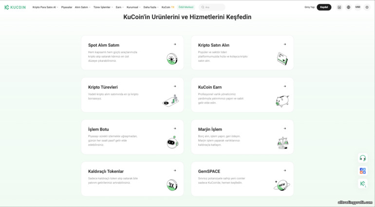 KuCoin Borsasının Avantajları