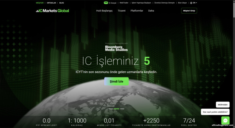 IC Markets resmi web sitesi IC Markets resmi web sitesi
