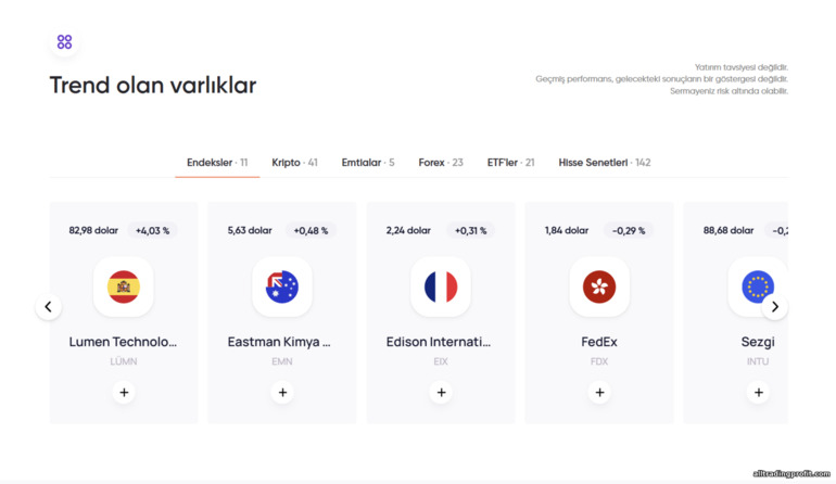 Capital Bear'da geniş varlık seçimi Capital Bear'da geniş varlık seçimi