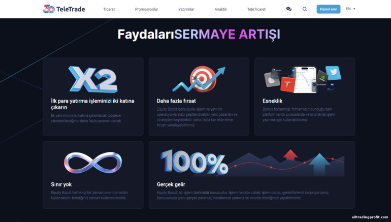 TeleTrade Hoşgeldin Bonusu TeleTrade Hoşgeldin Bonusu