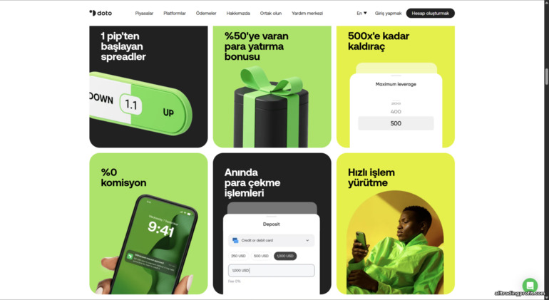 Doto aracı kurumun öne çıkan özellikleri Doto aracı kurumun öne çıkan özellikleri