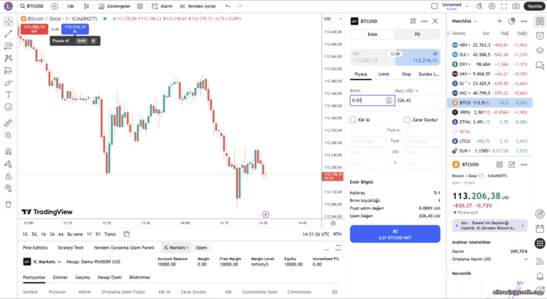 IC Markets'te TradingView ile işlem IC Markets'te TradingView ile işlem
