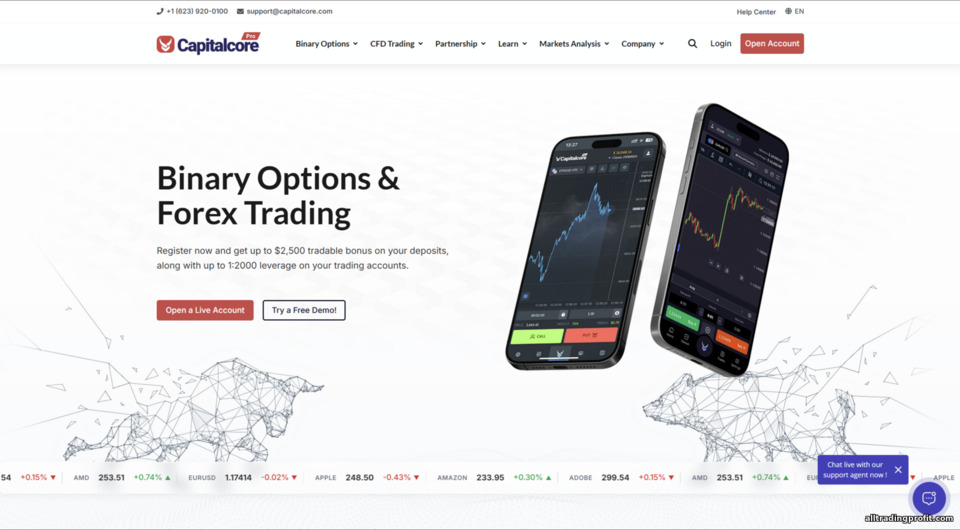 CapitalCore Resmi Web Sitesi
