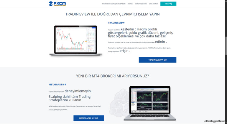 FXCM işlem platformları FXCM işlem platformları