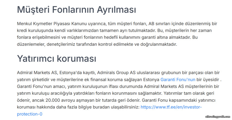 Admirals fon koruması