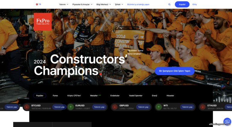 FXPro Ticaret Platformları