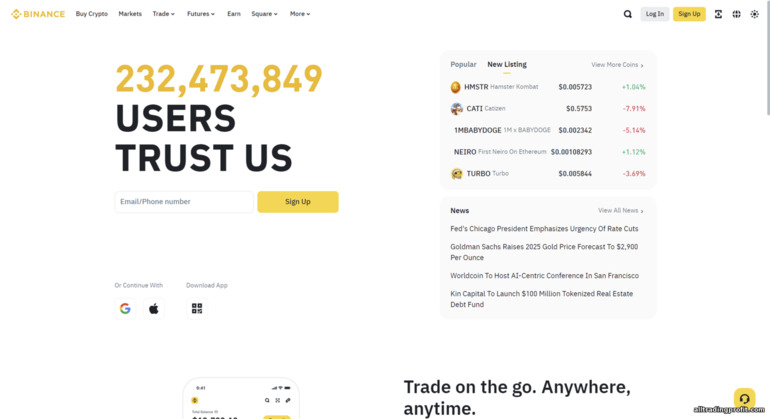 Binance Resmi Web Sitesi