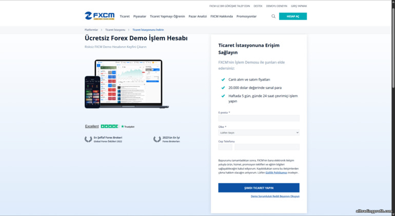 FXCM demo hesap kurulumu FXCM demo hesap kurulumu
