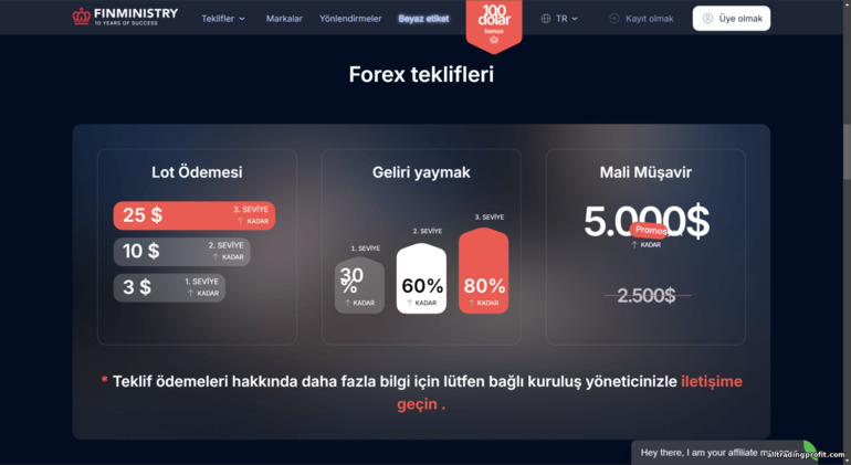 Finministry Forex Teklifleri